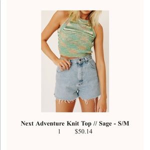 Brand new Verge Girl Knit Tie Dye Top